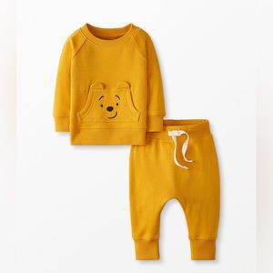 EUC Hanna Andersson Pooh bear set sz18-24